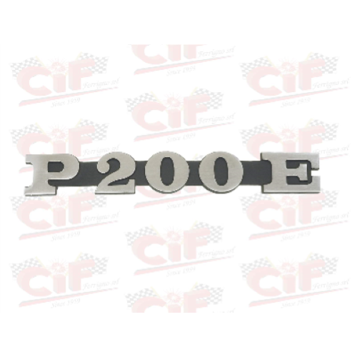 Targhetta laterale "P200E"