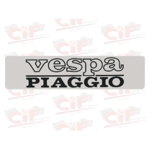 Targhetta "VESPA PIAGGIO" adesiva per serbatoio SI-CIAO-BRAVO