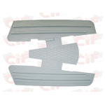 Tappeto pedana in gomma grigio Vespa VNA-VNB-VBB-SUPER-GT-GTR-TS-GL-SPRINT-SV-RALLY-160GS-180SS