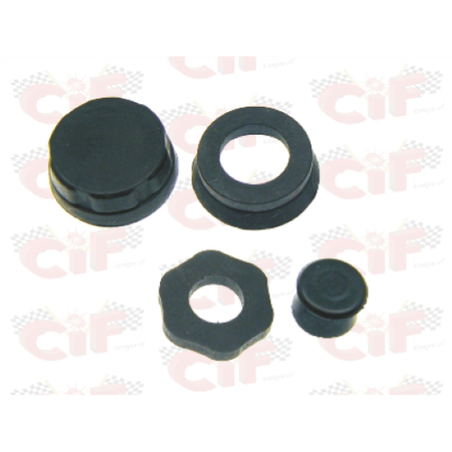 Serie gommini pompa freno (4 pezzi) con rondella esagonale per APE MP - APE 175