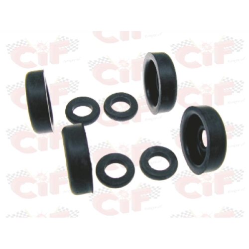 Serie gommini cilindretto freni posteriori ( 8 pezzi ) per APE POKER (BENZINA E DIESEL)