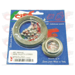 Serie calotta sterzo superiore + inferiore completa di sfere per APE CAR