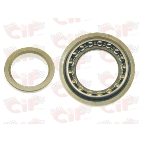 Serie calotta sterzo inferiore con gabbia rulli VESPA 50 N, R, L, SPECIAL, 90, 125 VNB3T dal 061001, VNB4T..6T, SUPER, GT, GTR, TS, 150 VBB1T dal 82820, VBB2T, GL, SPRINT VLB1T, SPRINT VEL, 160GS, 180SS, 180-200 RALLY, PX-PE