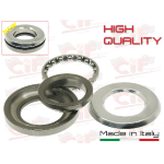 Serie calotta sterzo inferiore "HIGH QUALITY" con gabbia rulli VESPA 50 N, R, L, SPECIAL, 90, 125 VNB3T dal 061001, VNB4T..6T, SUPER, GT, GTR, TS, 150 VBB1T dal 82820, VBB2T, GL, SPRINT VLB1T, SPRINT VEL, 160GS, 180SS, 180-200 RALLY, PX-PE
