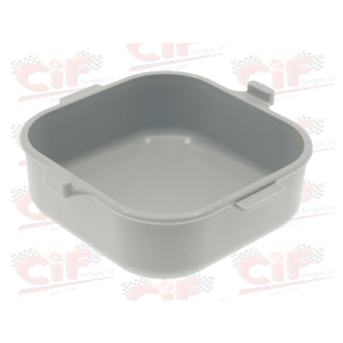 Scatola porta attrezzi quadrata, colore grigio in plastica per ciclomotore Piaggio CIAO SC