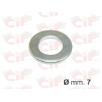 Rondella piana zincata D.7mm