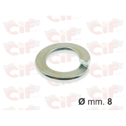 RONDELLA GROWER   mm. 8 PER CERCHI RUOTA - PERNO SOSPENSIONE ATTACCO AMMORTIZZATORE INFERIORE