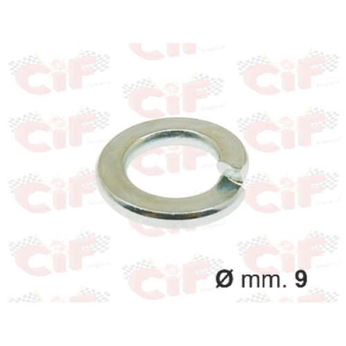 Rondella grower spaccata,zincata D.9mm