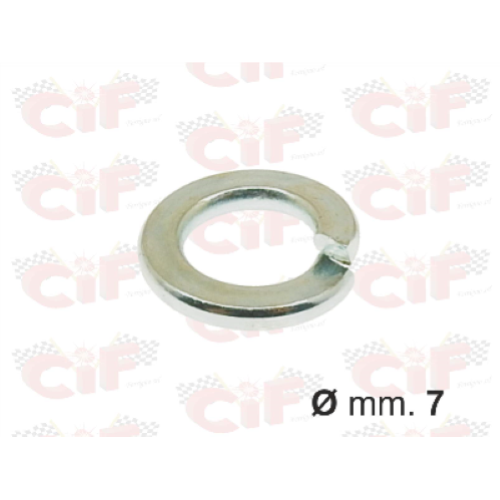 Rondella grower spaccata,zincata D.7mm