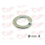 Rondella grower spaccata,zincata D.6mm