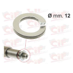 Rondella grower spaccata,zincata D.12mm, perno sospensione anteriore Vespa 50-90-125 PRIMAVERA-ET3-PK 50-PK 50 XL