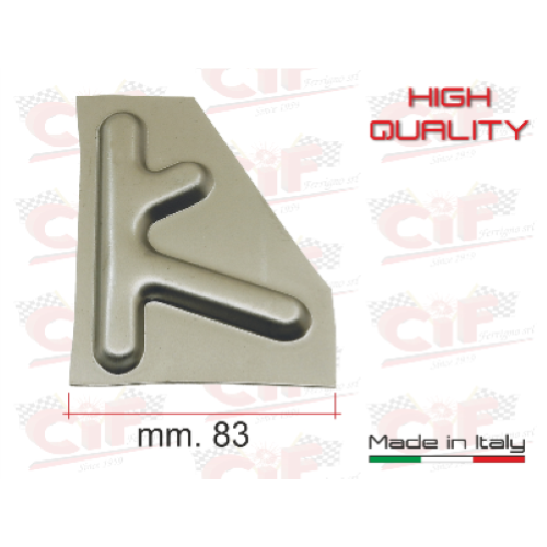 Rinforzo lamierato pedana "K" per Vespa 50,90,125 Primavera/ET3