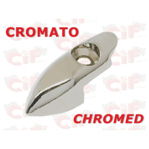 Puntalino strisce pedana Vespa 50/90/125 Primavera/ET3/SUPER - CROMATO HIGH QUALITY