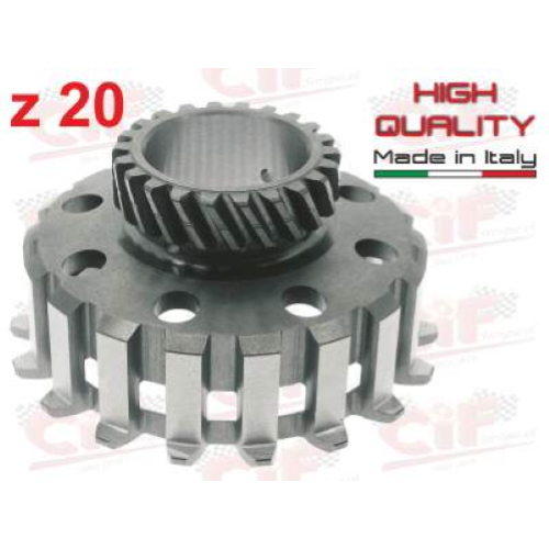 Pignone frizione 8 molle Z:20 su primaria Z:67 - Vespa PX-PE-MY-COSA