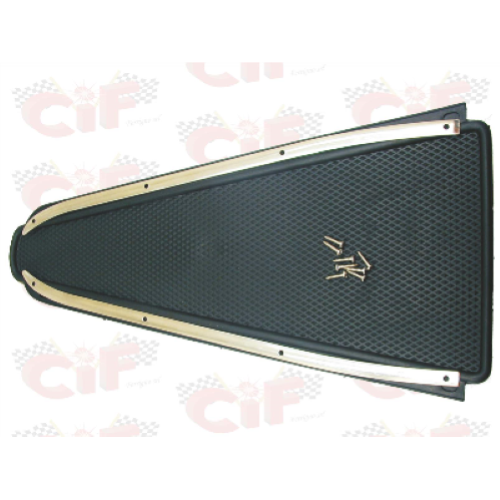 Listelli fissaggio tappetino in gomma Vespa 150 dal 1959, 125 dal 1962, 160GS 1962/64, 180SS, 180/200 RALLY