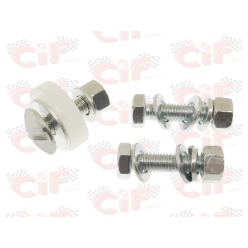 Kit viti superiori e laterale fissaggio parafango anteriore Vespa 50 N-L-R-SPECIAL-PRIMAVERA-ET3