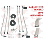 Kit strisce pedana Vespa PX-PE 125/150/20 '98/MY/'11, puntalini chiusi - CIF FERRIGNO