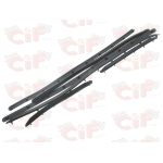 Kit strisce pedana Vespa 50 N-R in gomma