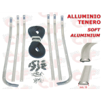 Kit strisce pedana alluminio Vespa 125 GT/GTR/TS, 150 Sprint/Sprint Veloce, 180SS, 180/200 Rally - CIF FERRIGNO