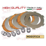 Kit serie frizione Vespa PX 125/150, GT-GTR-TS, Sprint, Sprint Veloce, Super - 7 dischi e 6 molle rinforzate
