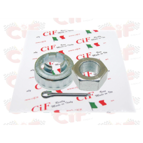 Kit scodellino, dado, coppiglia per asse ruota posteriore Vespa PK-XL-N-FL-PX/PE ARCOBALENO