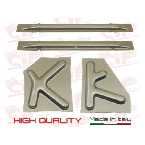 Kit rinforzi e traverse per lamierato pedana - Vespa 50,90,125 Primavera/ET3