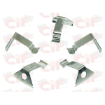 kit piastrine fissaggio copriruota (5 pezzi) per APE FL 50 ('89-'95)-FL2 50 ('96-'99) - APE FL3 EUROPA ('96-'99) - APE MIX 2T 50 ('98-'08) - APE RST MIX 50 ('99-'05) - APE 50 ('09-'15)