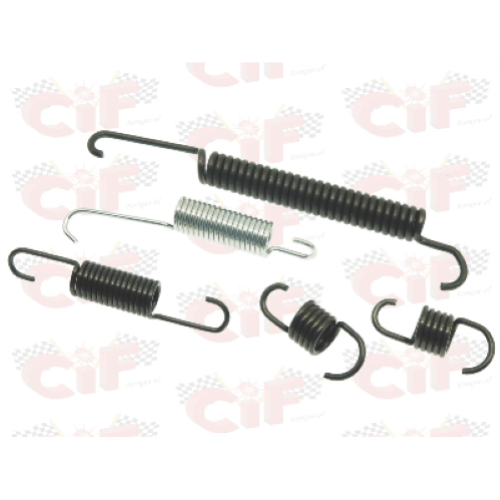 Kit molle ganasce freno anteriore + posteriore ( 5 pezzi) per APE TM