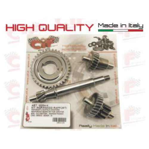 KIT INGRANAGGI RINFORZATI X SCATOLA VARIATORE CIAO-BRAVO-SI