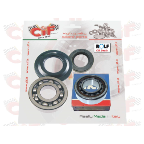 Kit cuscinetti e paraoli (ROLF) albero motore Vespa 180-200 RALLY