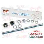 Kit asse ruota anteriore Piaggio per ciclomotori Ciao, Bravo, S , Superbravo, Boxer, Grillo, Boss - M11x200mm
