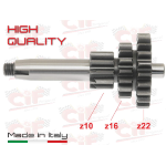 Ingranaggio multiplo cluster cambio tre marce per Vespa 50/90 - Z 10-16-20