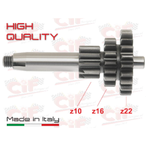 Ingranaggio multiplo cluster cambio tre marce per Vespa 50/90 - Z 10-16-20