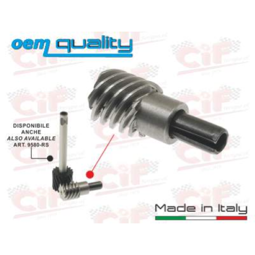 Ingranaggio contachilometri completo di spina elastica per APE 50