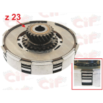 Frizione completa 7 molle 5 dischi Z23 Vespa 125 T5, PX 125 150 200, COSA 1, adattabile anche a Vespa 160GS, 180SS, 180/200 Rally