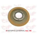 Disco frizione con scodellino per APE MP-CAR-175   esterno mm. 145