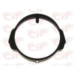 Cornice fanale anteriore nera in ferro per Vespa PX/PE/ARCOBALENO