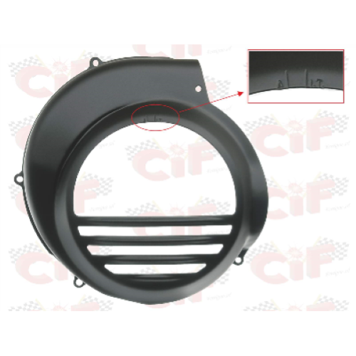 Coprivolano copriventola nero Vespa PX con avviamento elettrico e motorino avviamento