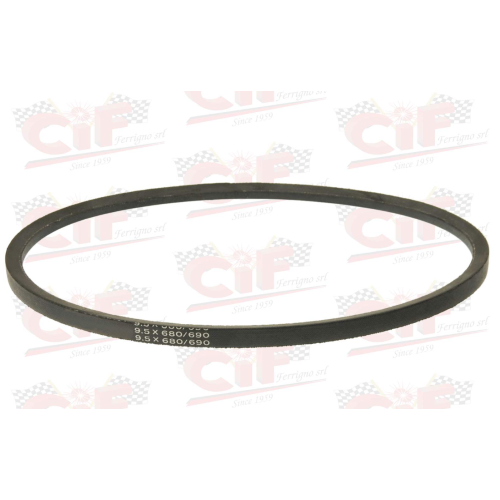 Cinghia dinamo motore per APE MP P501-P601-P601V 220 ( 78- 96) - APE TM P602 220 ( 82- 83) - TM P703-P703V-FL2 220 ( 84- 05) - TM 220 ( 09- 15)- APE CAR P2-P3 220 ( 78- 85)