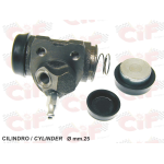Cilindretto freno posteriore SINISTRO (D. 25mm) CONO CONVESSO per APE 175 - APE MP