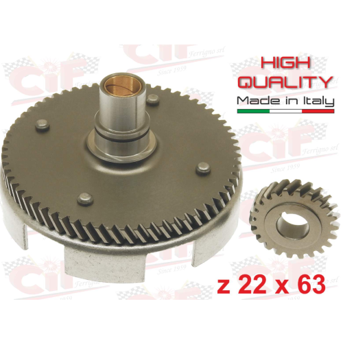 Campana rapporti primaria denti elicoidali CIF Z:22x63