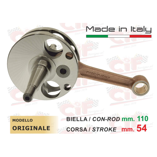 Albero motore Vespa faro basso 125 VM1T-VM2T, VN1T-VN2T