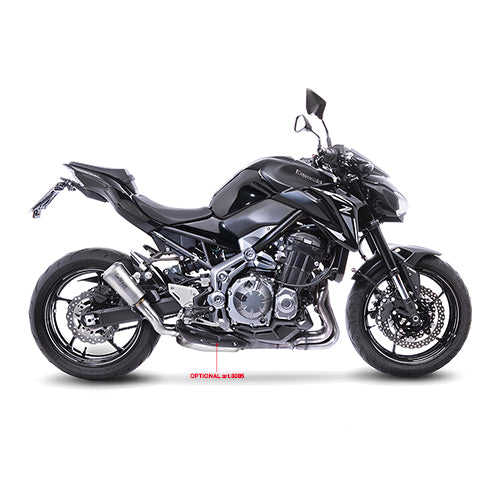 15204T SCARICO LEOVINCE KAWASAKI Z 900 2017 - 2019 LV-10 TITANIUM TITANIUM EURO 4 4T ZR900B