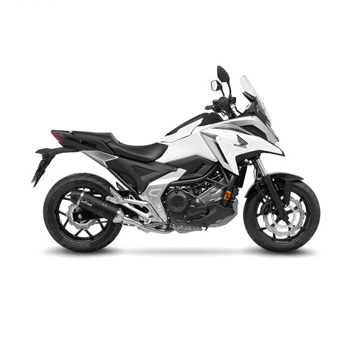 14387EB SCARICO LEOVINCE HONDA NC 750 X 2021 - 2023 LV ONE EVO BLACK EDITION STAINLESS STEEL EURO 5 4T RH09