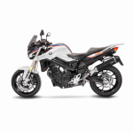 14356EB SCARICO LEOVINCE BMW F 800 GT 2017 - 2020 LV ONE EVO BLACK EDITION STAINLESS STEEL EURO 4 4T 4R80