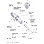 3378 SCARICO LEOVINCE SUZUKI DR 650 SE 1996 - 2015 X3 ALUMINUM 4T