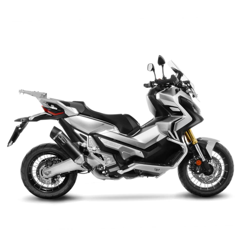 14046 SCARICO LEOVINCE HONDA X-ADV 750 2017 - 2023 NERO STAINLESS STEEL EURO 4/5 4T RC95- RH10