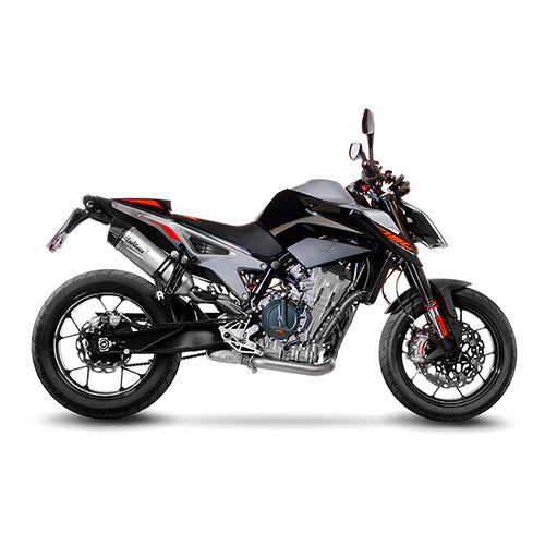 14253E SCARICO LEOVINCE KTM 890 DUKE/L A2/R 2020 - 2023 LV ONE EVO STAINLESS STEEL EURO 4/5 4T KTM 790 Duke