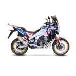 14355E SCARICO LEOVINCE HONDA CRF 1100 L AFRICA TWIN/ADVENTURE SPORT/DCT 2020 - 2023 LV ONE EVO STAINLESS STEEL EURO 5 4T SD08-