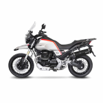 14348EB SCARICO LEOVINCE MOTO GUZZI V85 TT 850 2019 - 2023 LV ONE EVO BLACK EDITION STAINLESS STEEL EURO 4/5 4T KW- KX- KY- MB